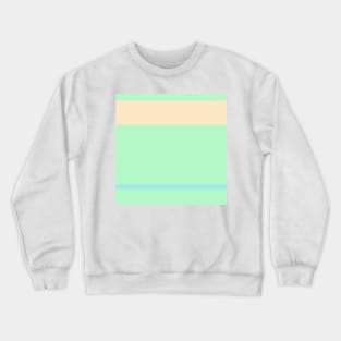 A mild jumble of Light Pink, Robin'S Egg Blue, Magic Mint and Pale Peach stripes. Crewneck Sweatshirt